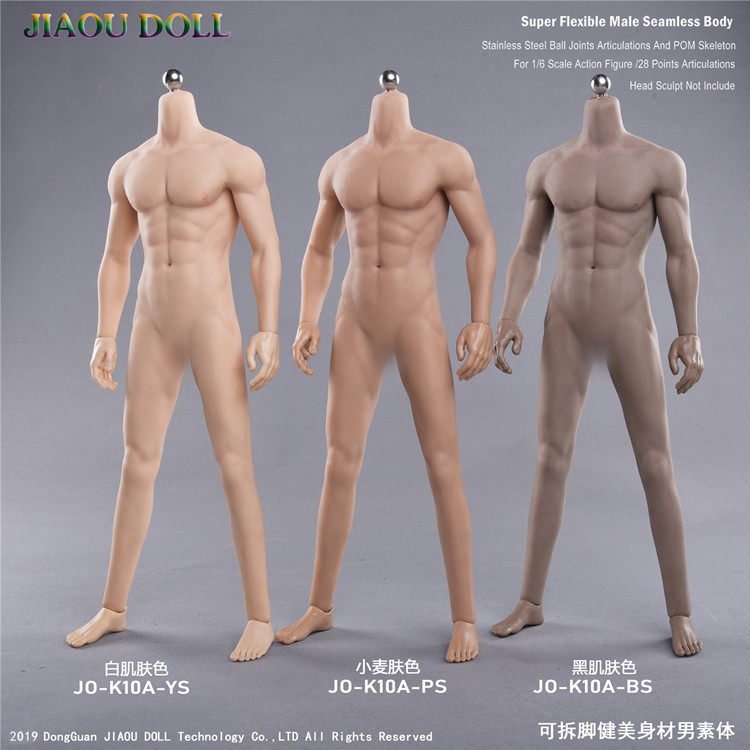 [ระดับไฮเอนด์] พร้อมสต็อก JIAOU DOLL1/6 Soldier Encapsulated Body Male Bodybuilding Type Action Figu