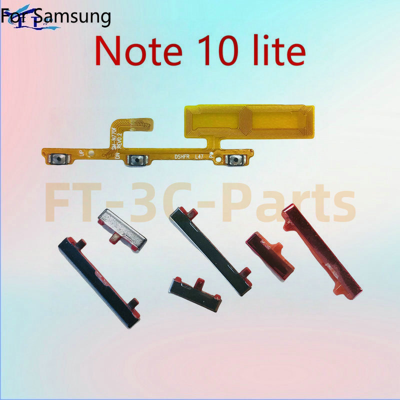 สําหรับ Samsung Note 10 lite เปิดสวิตช์ปุ่มปรับระดับเสียง flex Replacement
