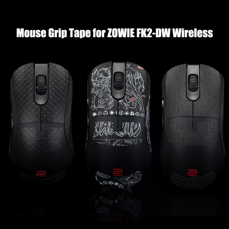 TBTL Mouse Grip Tape สําหรับ ZOWIE FK2-DW สติกเกอร์เมาส์ไร้สาย Lizard ดูดเหงื่อไม่ลื่น Pre Cut ติดตั