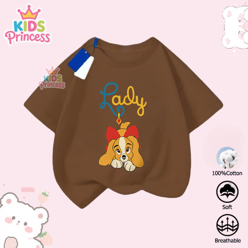 COD(จัดส่งตลอด 24 ชั่วโมง) เสื้อยืดแขนสั้นสำหรับเด็กสบายและนุ่ม ผ้าฝ้ายแท้ 100% เสื้อยืดพิมพ์ลาย N3770
