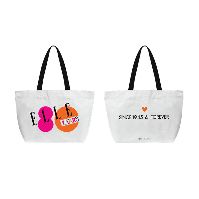 (lสินค้าแถมไม่จำหน่าย) ELLE กระเป้า SHOPPING BAG  LIMIT EDITION  80th Anniversary