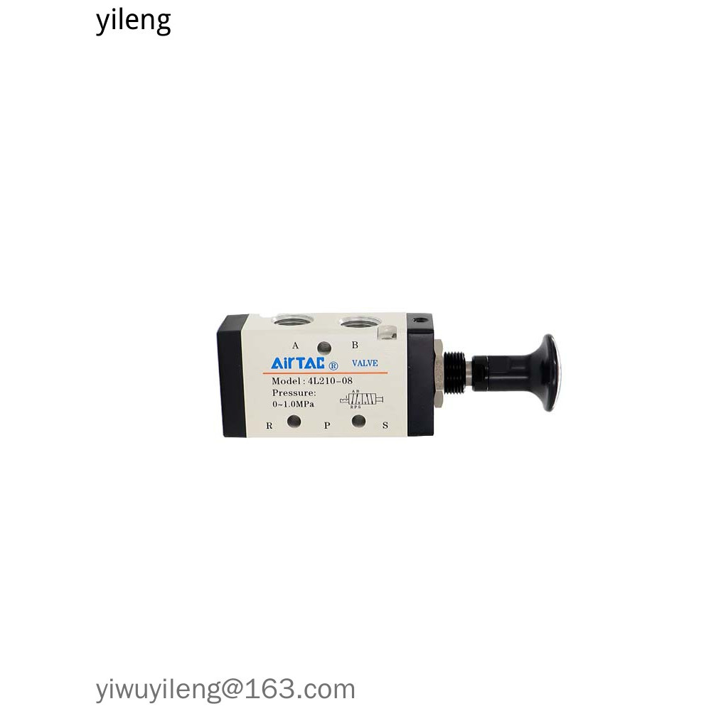 Airtac นิวเมติกสวิทช์กระบอกเปลี่ยนมือวาล์วบอร์ดมือดึงวาล์ว 4R210 คู่มือ 3L 4L210-08 4L310-10