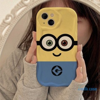 เคสไอโฟน การ์ตูนมินเนี่ยน สำหรับ IPhone 11 15 16 13 12 14 Pro Max XR XS Max 15 7 8 Plus เคส IPhone เคสไอโฟน 13 11 E1821