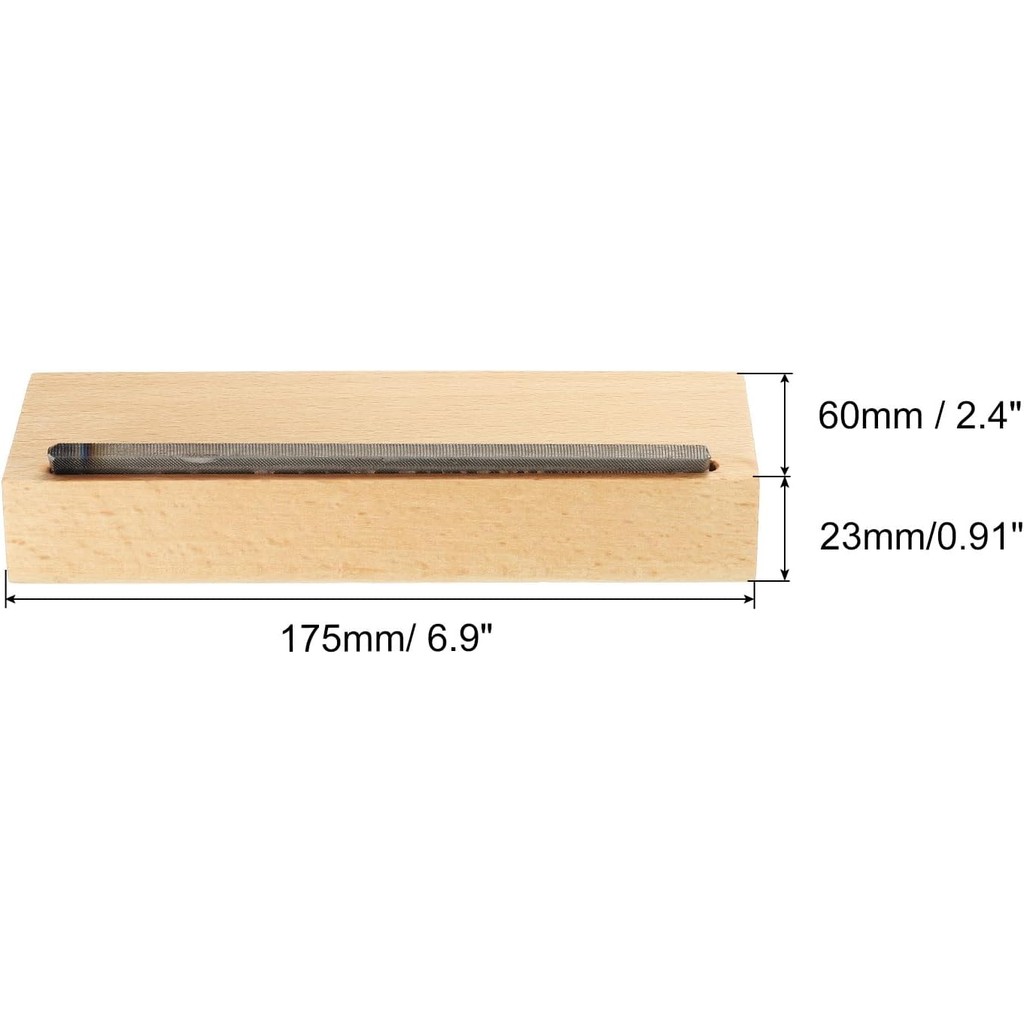 PATIKIL กีตาร์ Fret Beveling File Fret End Dressing เครื่องมืออุปกรณ์เสริมสําหรับอะคูสติกหรือกีตาร์เ
