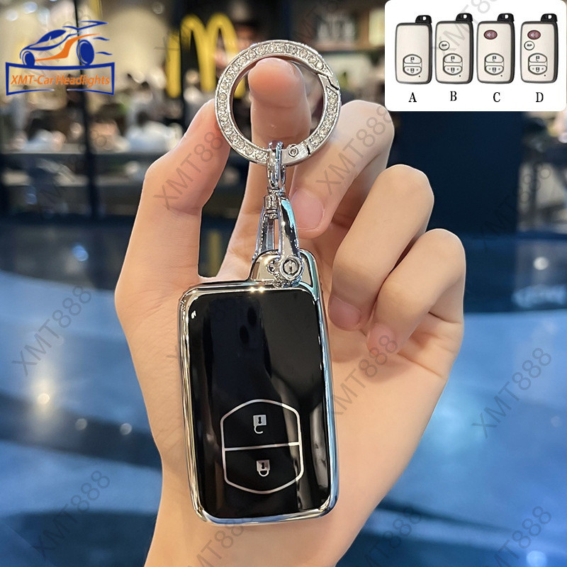 2/3/4 ปุ่ม Toyota Prius TPU ฝาครอบกุญแจสําหรับ Prado/Camry 2012/Altis 2008-2013/Crown/Subaru Foreste XV Key Case - รูปที่ 3