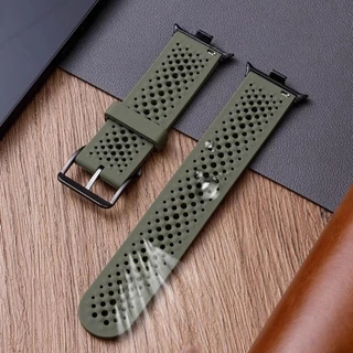 สายรัดกีฬา Airflow สําหรับ Huawei FIT5pro/4/3,สายซิลิโคนกันเหงื่อสําหรับ Redmi Watch 6/5/4