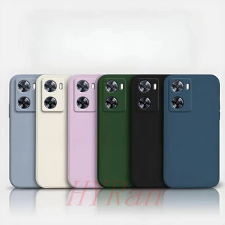 OPPO A57 2022 A77S เคสโทรศัพท์ซิลิโคนสีทึบ YT