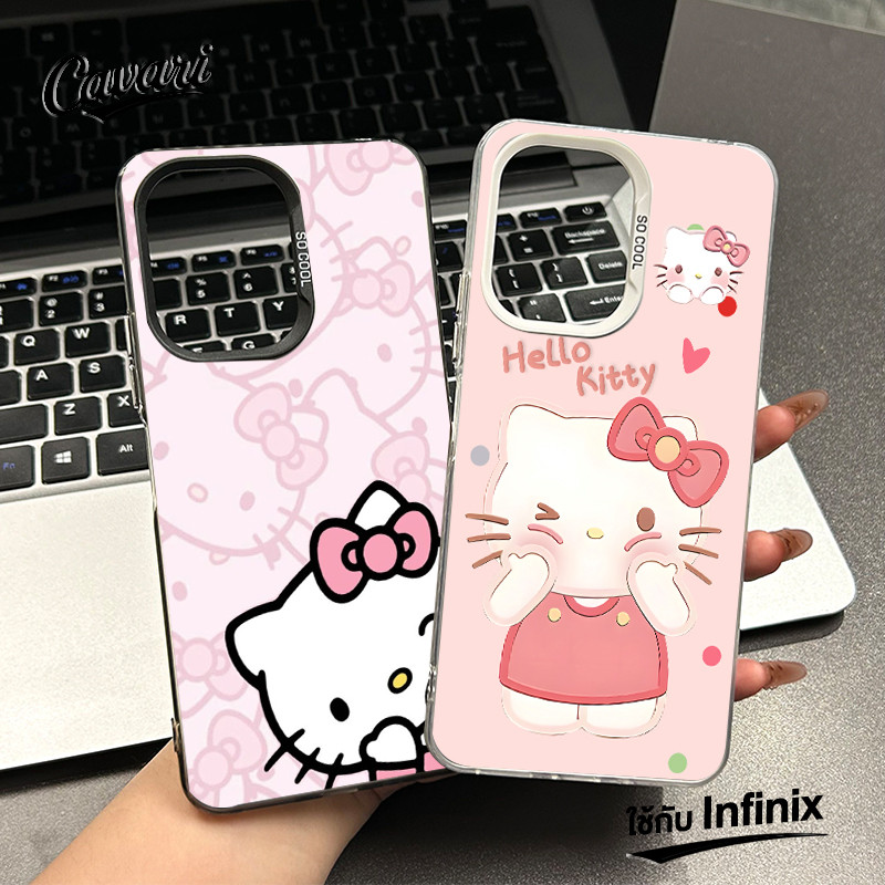 เคสโทรศัพท์ Infinix Smart 8 7 6 8Plus Spark GO 2024 20 20C 20Pro Hot 30i 40i 40 20 Play Camon 20 Note 40 Pro กิตตี้โทนชม