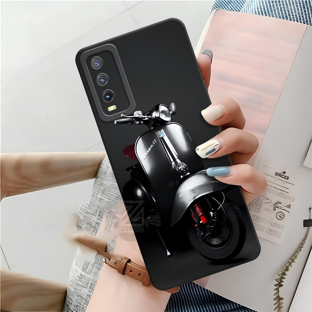 HP [JYM3] เคส VIVO Y20 / Y12S / Y20S Softcase - เคส Vespa Motif - เคส VIVO Y20 / Y12S / Y20S - เคส P