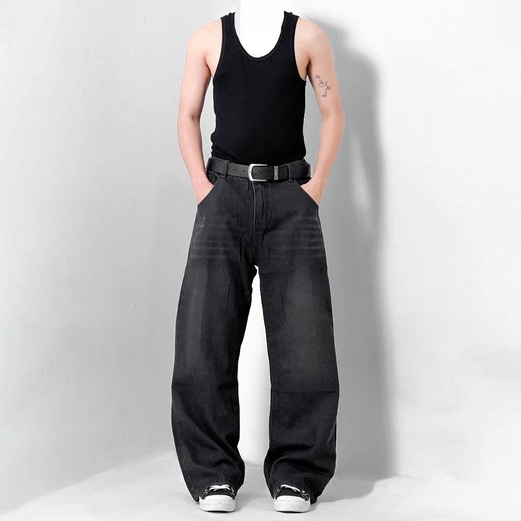 "VOLUME 1" Mens SINGLET / MENS UNDERSHIRT / PLAIN MENS SINGLET