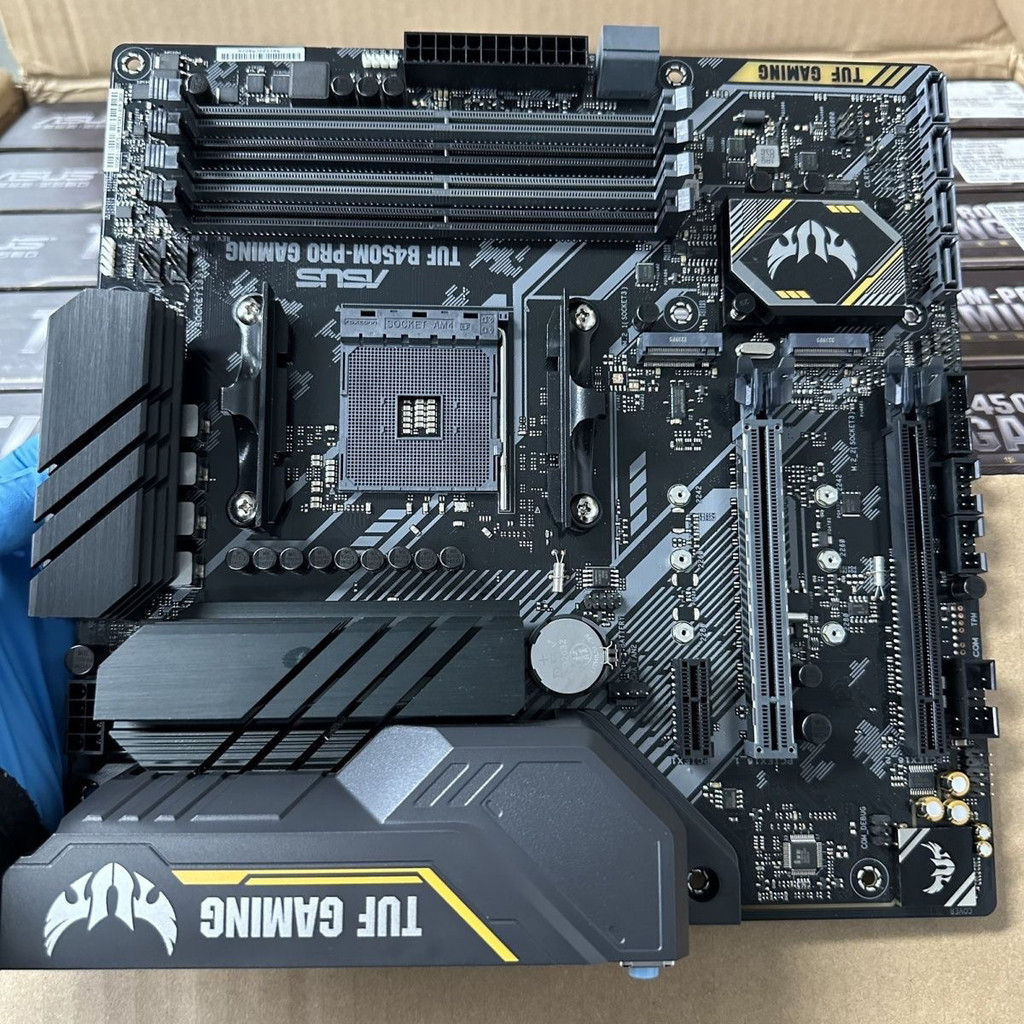 Asus/Asus TUF B450M PRO GAMING Dual M.2 B450 กองกําลังพิเศษ Magic Light Synchronization