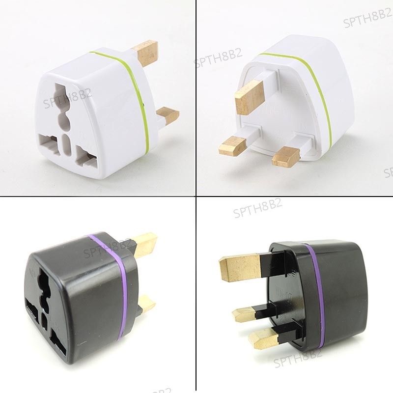 AU EU US To UK อะแดปเตอร์ปลั๊กไฟ Travel Adapter ตัวแปลงปลั๊ก TH8B2
