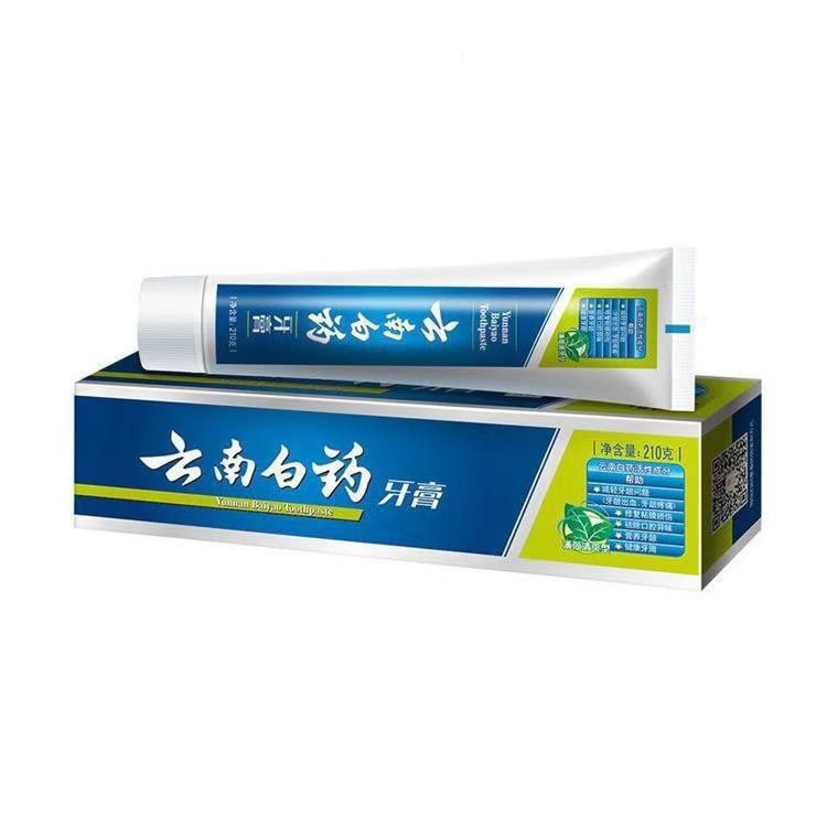 New Product#Special Offer Spot Goods Large Capacity230g/215g/210g Yunnan Baiyao Toothpaste Mint Refr