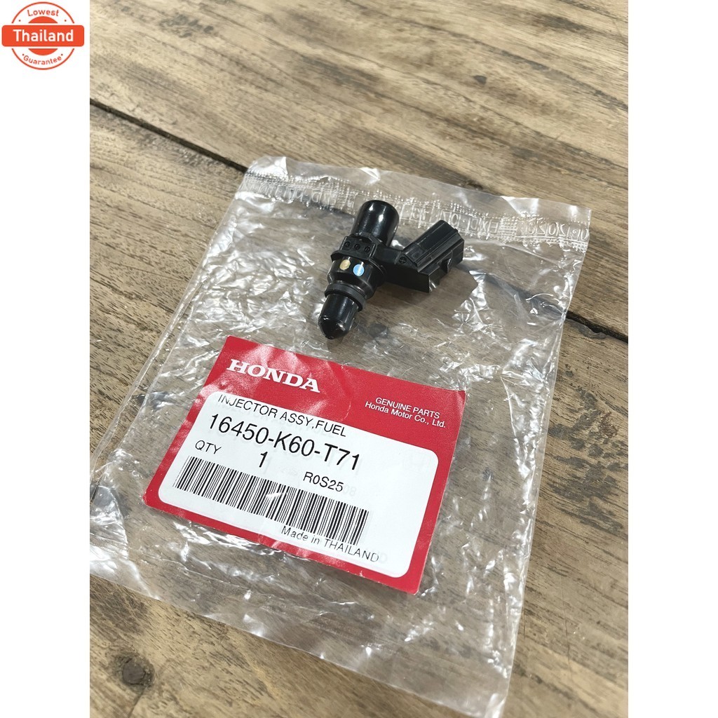 16450-K35-V01 / 16450-K60-T71 หัวฉีดน้ำมันเชื้อเพลิง 6รูj ตัวเล็ก / S.4 แท้ Click 125 i , CT125