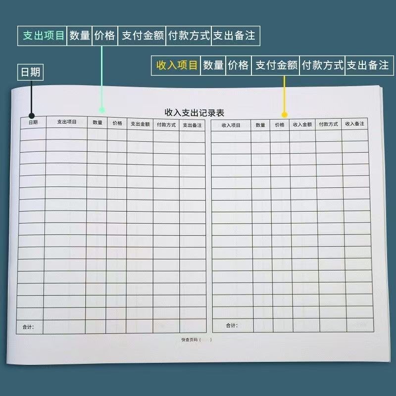 收入支出记录本工程项目账本账册公司单位企业账目登记簿记账本明Record of Income and Expenditure This Project Account Book20250824