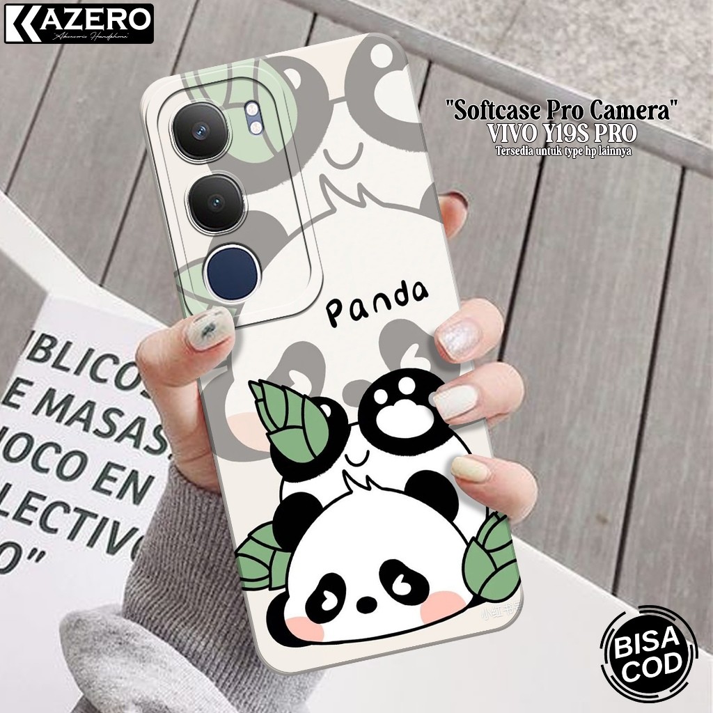 KAZERO - เคสโทรศัพท์ VIVO Y19S PRO - เคสการ์ตูนแฟชั่น - กล้อง Pro - VIVO Y19S PRO Softcase - เคส VIV