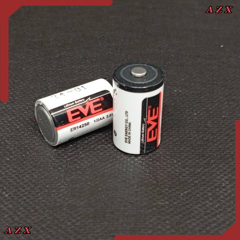 ใน กทม ER14250 1/2AA ยี่ห้อ EVE 3.6V 1200mAh (แท้) แบตเตอรี่ ลิเธียม อุตสาหกรรม PLC Lithium Battery พร้อมส่ง