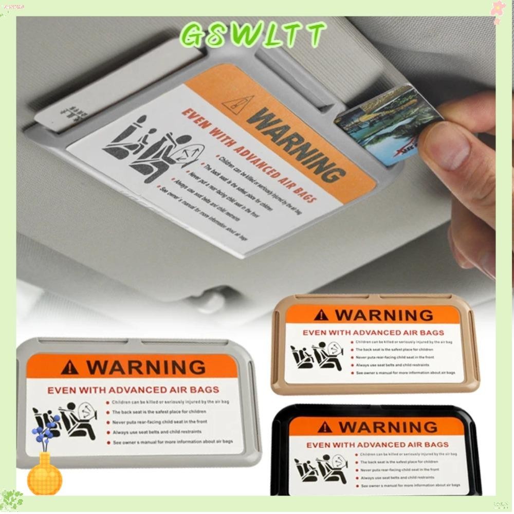 Gswltt รถบังแดดผู้ถือบัตร,ที่มีเทปกาว หน้าท้อง ที่จอดรถชั่วคราวผู้ถือบัตร,อัตโนมัติภายในการจัดเก็บมัลติฟังก์ชั่รถบังแดดคลิปบัตรสําหรับการจัดเก็