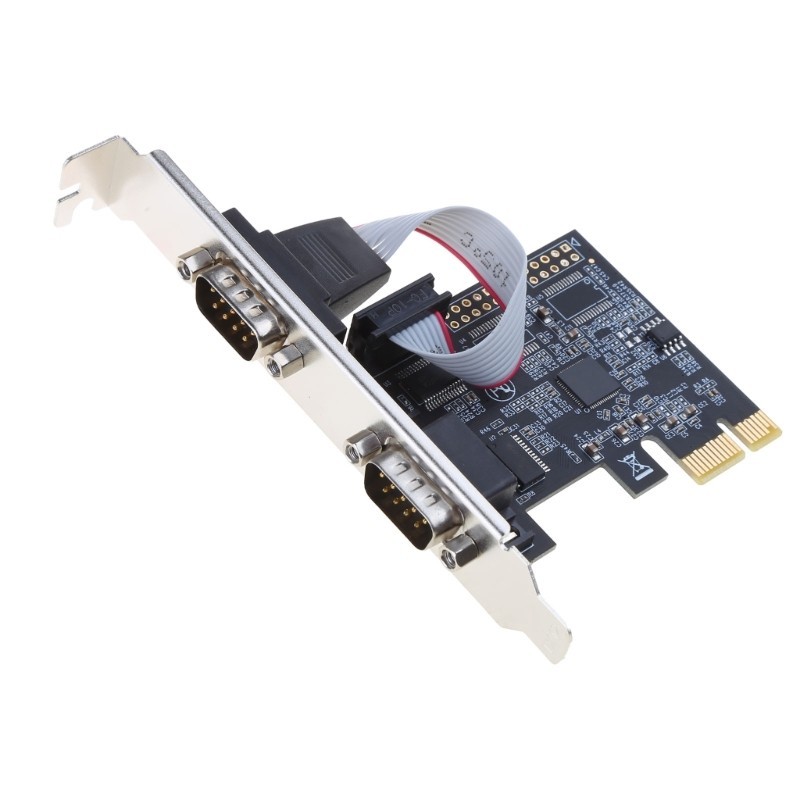 YXA 2 พอร์ตรายละเอียดต่ํา Native RS232 PCI สําหรับการ์ดอะแดปเตอร์ Serial Express พร้อม 16550 UART - 