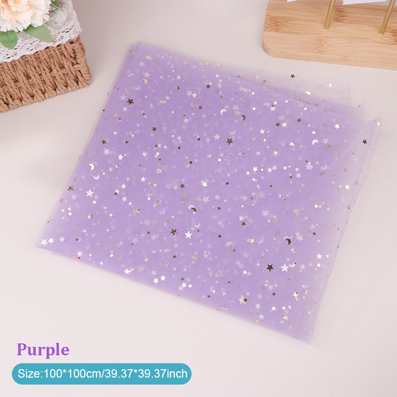 [maybeauty] ภาพถ่ายเล็บ Shoog Props ผ้ากอซเส้นด้ายดาวพื้นหลังการถ่ายภาพ Tulle รายการ Fotografia ฉากหลังวัสดุตกแต่ง {TH}