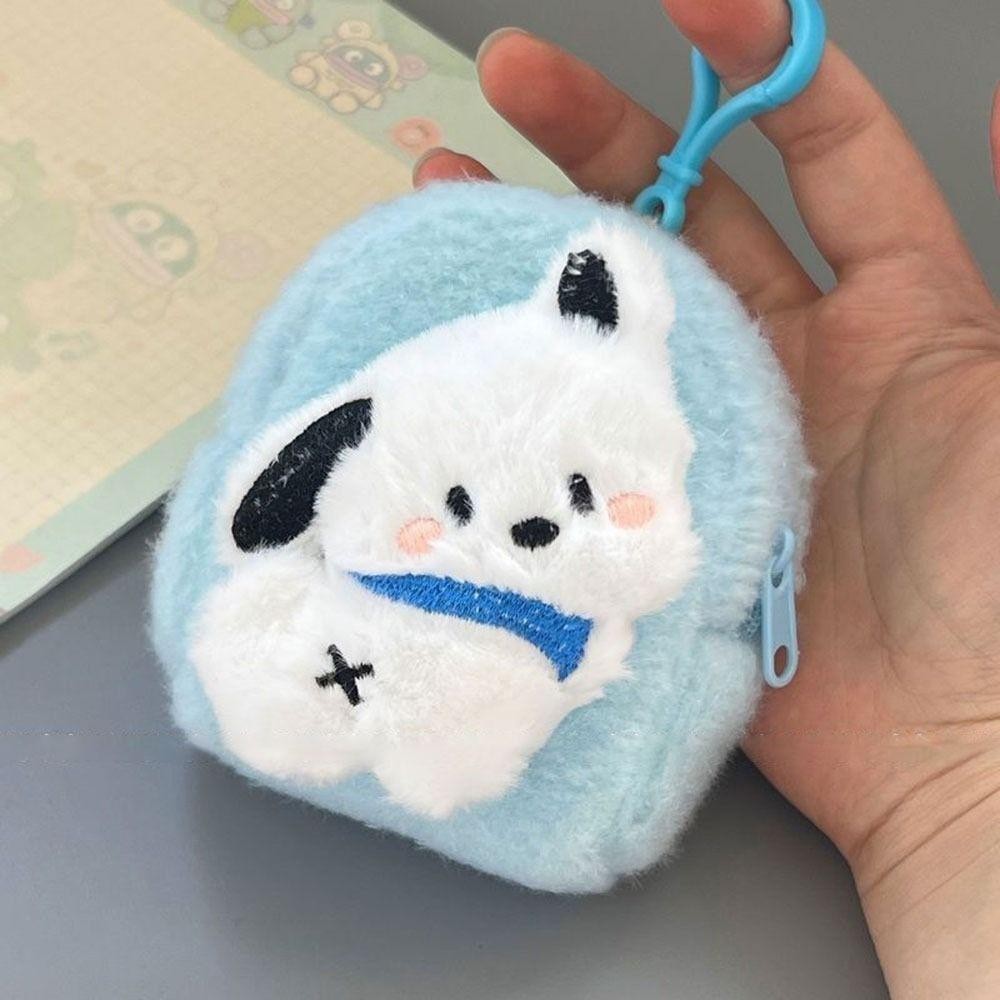 UUMIR จี้กระเป๋านักเรียน,hello Kitty Pochaccoกระเป๋าใส่เหรียญสามมิติ,จี้คู่ของขวัญกระเป๋าเก็บหูฟังตุ๊กตา