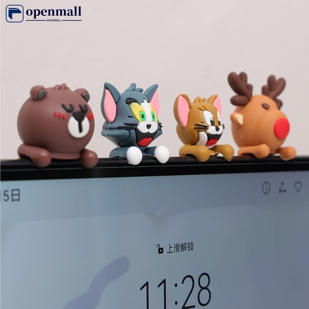 Openmall 1 ชิ้นคอนโซลกลางรถ Navigator หน้าจอโกหกสัตว์ตกแต่งรถจักรยานยนต์รถยนต์ไฟฟ้าตกแต่ง R3U3