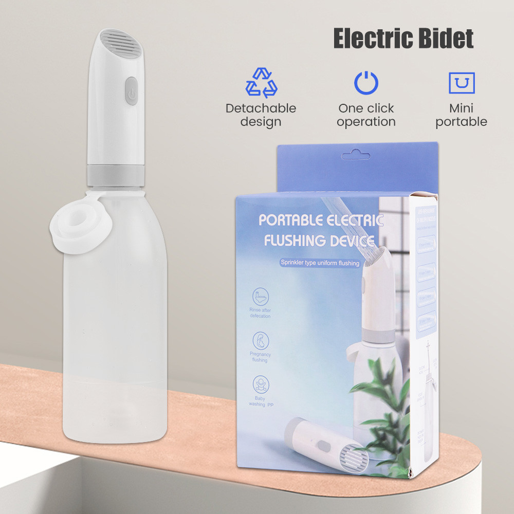 แบบพกพาไฟฟ้า Bidet สเปรย์ชุด Travel Hand Held ทําความสะอาดส่วนบุคคลสุขอนามัยขวดสเปรย์ซักผ้าทําความสะอาดห้องน้ํา