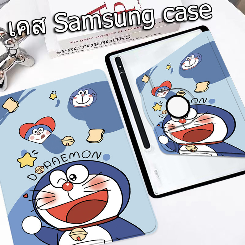 เคสแท็บเล็ต แบบฝาพับ เคสลายการ์ตูน SamsungS6 lite S9FE A9 S8+ A8 S7 A7lite S7FE A9+ S7 S9+ S8 S9 S9FE+ มีช่องใส่ปากกา