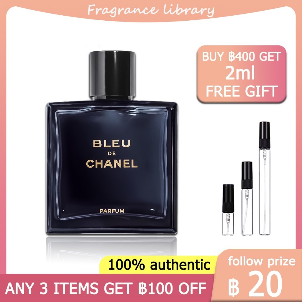[100%ของแท้ ] Bleu de Parfum 2ml/5ml/10ml น้ำหอมผู้ชาย