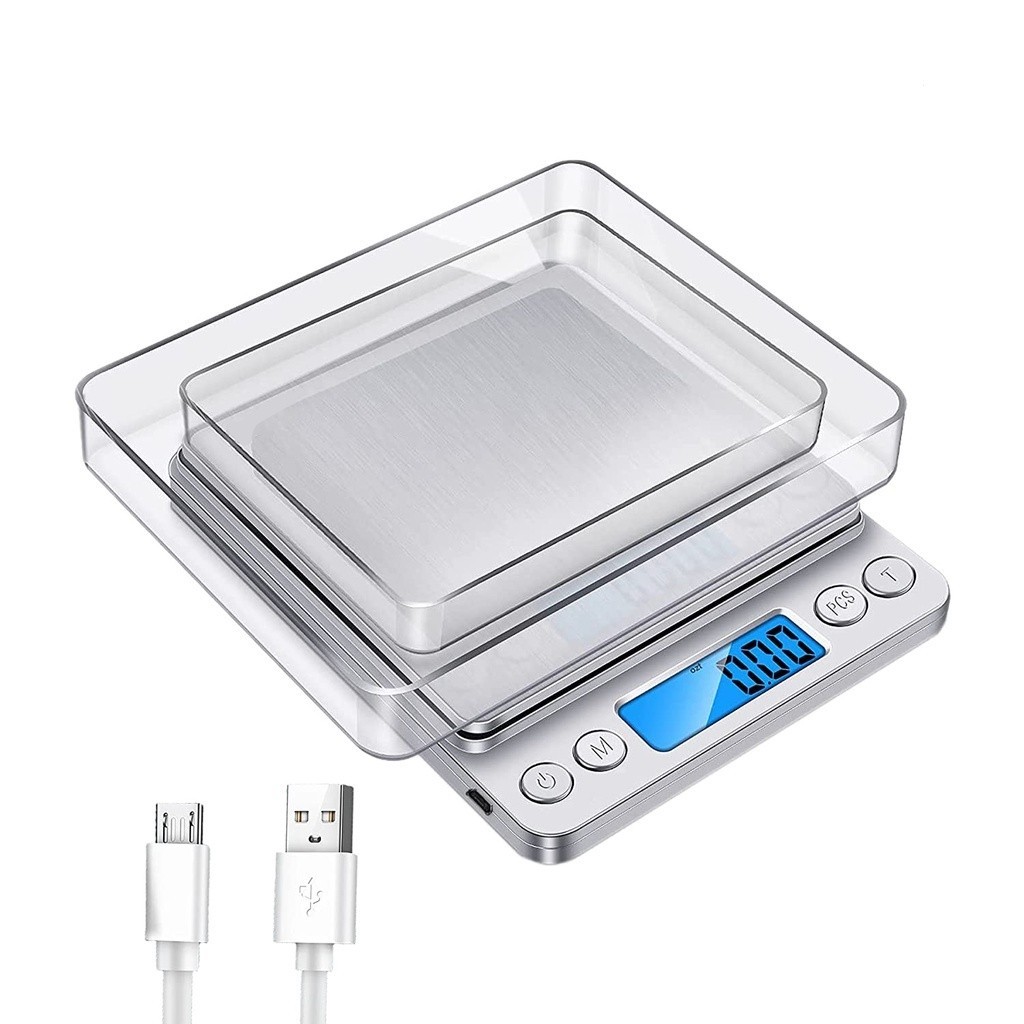 ⚡มีในสต็อก⚡Digital KITCHEN Scale Food Scale MINI Pocket Jewelry Scale Cooking Food Scale backlit LCD
