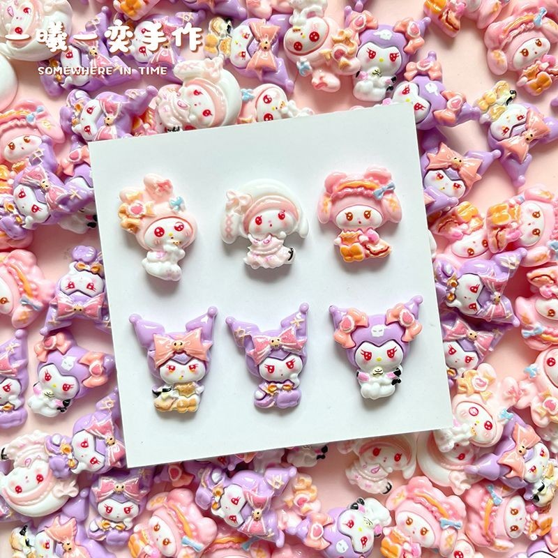 เครื่องประดับเรซิน Kulomi Meroti ผิวมันวาว DIY ครีมเจลเคสโทรศัพท์กิ๊บติดผมรองเท้ารูอุปกรณ์เสริม