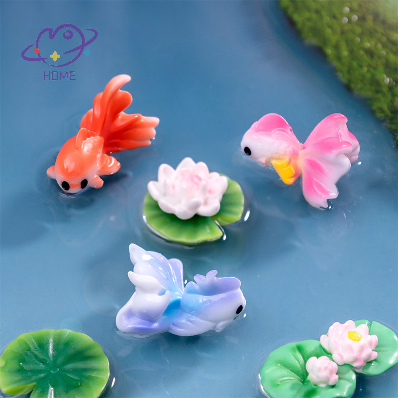 [mayhome] Mini Blowing Bubbles สีเครื่องประดับปลา Aquarium Micro Landscape รุ่นภายในรถ Home Desktop ตกแต่ง {TH}