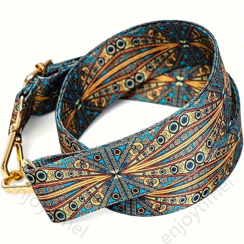Ethnic Style  Wide Shoulder Strap  Replacement Adjustable Strap For Bag Accessories