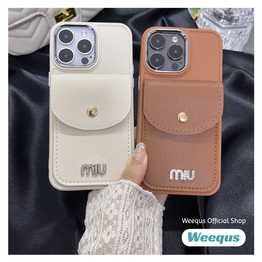 พรีเมี่ยมหนังผู้ถือบัตรเคสโทรศัพท์สําหรับiphone 16 Pro Max 16 Plus 15 Plus 15 Pro Max 14 13 12 11 Pro Max 7Plus 8Plus Soft Cover