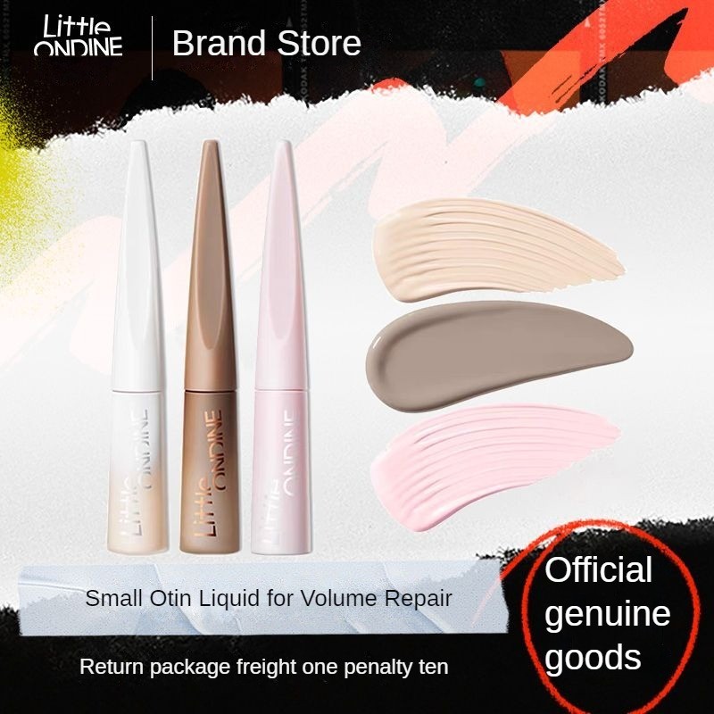 [สีใหม่ออนไลน์] Little Ondine ปากกาแกะสลักไฮไลท์คอนทัวร์ลิควิดซ่อมอายแชโดว์เงาจมูกน้ําตาร่องคอนซีลเลอร์กระดูกไหปลาร้าหญิง