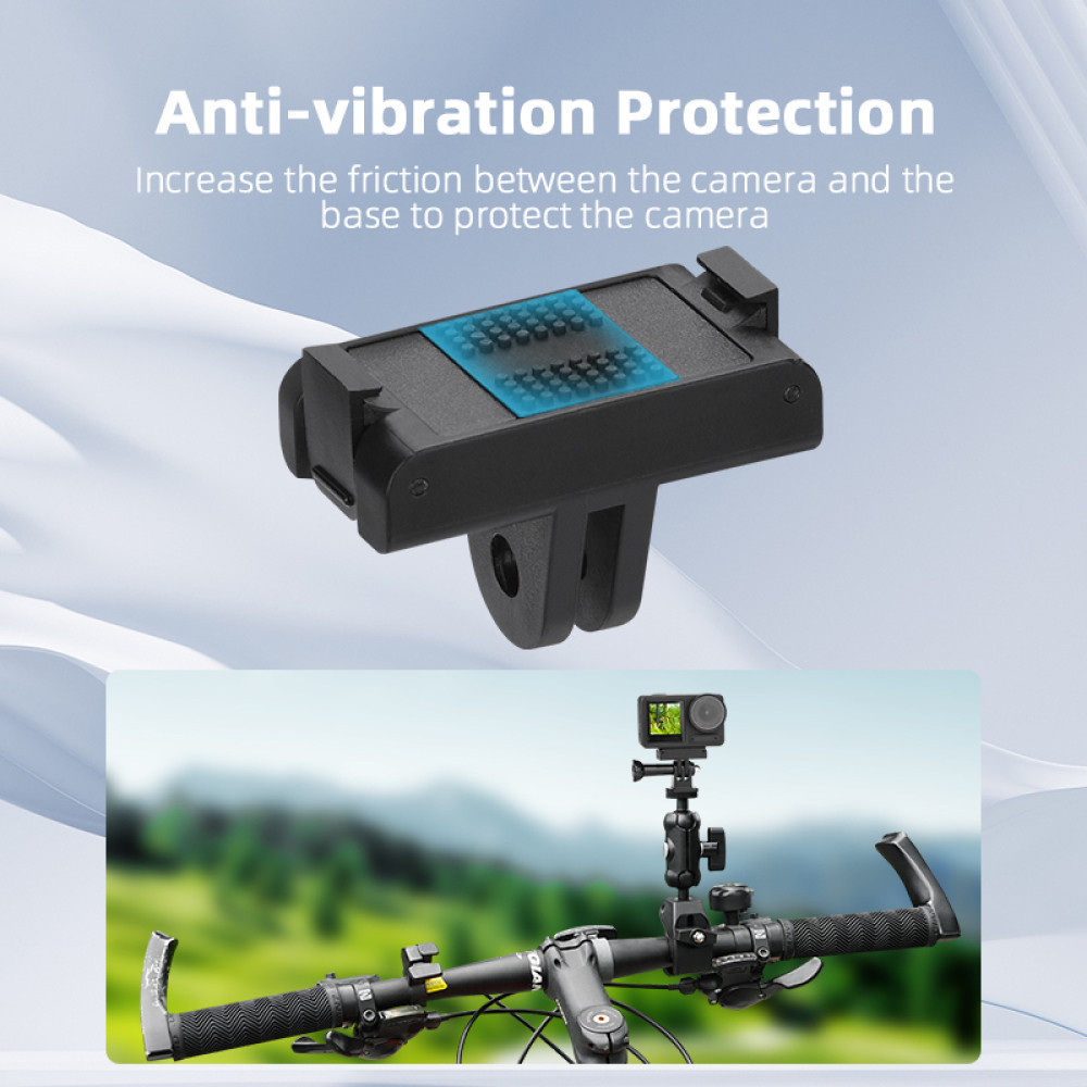 กล้องฐานแม่เหล็กสําหรับ DJI Osmo Action 4/Osmo Action 5 Pro Quick Release Dock พับอะแดปเตอร์แม่เหล็ก Dock Osmo Action 4/Osmo Action 5 Pro อุปกรณ์เสริม