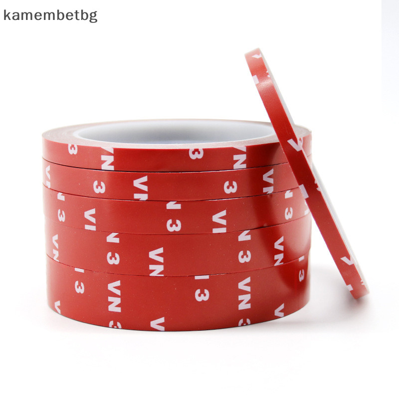 Kamembetbg 3 เมตรเทปสองด้าน Strong ถาวรอะคริลิคโฟมเทปกาวสติกเกอร์สําหรับรถยนต์บ้านในร่มอุณหภูมิสูง TH
