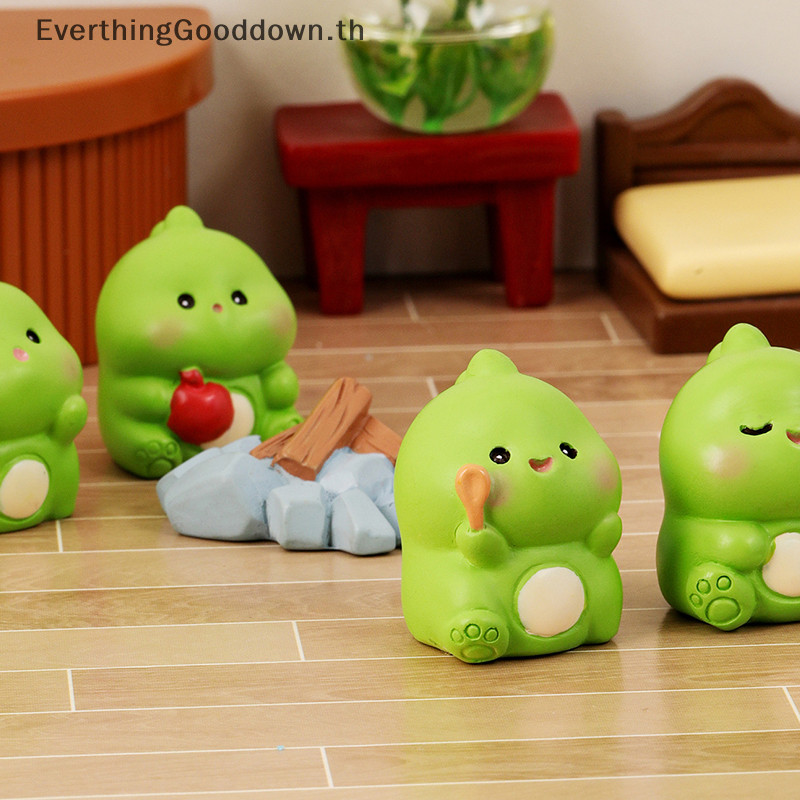 Ever มินิไดโนเสาร์น้อยน่ารักหุ่นตกแต่งภูมิทัศน์ขนาดเล็ก DIY อุปกรณ์ตกแต่งบ้านเดสก์ท็อปเครื่องประดับขนาดเล็กของขวัญ TH
