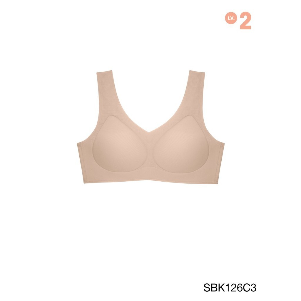 SABINA FOREVER YOUNG Soft Collection Level 2 เสื้อชั้นในไม่มีโครง รหัส SBK126C3 สีเนื้อเข้ม