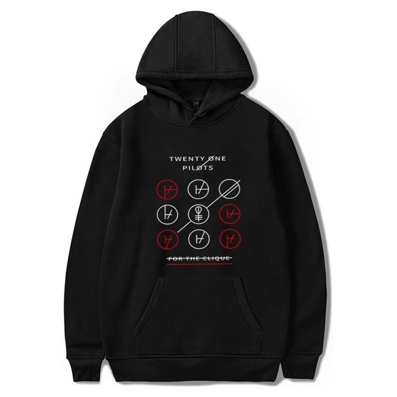 เสื้อฮู้ดแขนยาว Twenty One Pilots เสื้อกันหนาว มีฮู้ด ผ้าฝ้าย ทรงหลวม สําหรับผู้ชาย และผู้หญิง M-3XL
