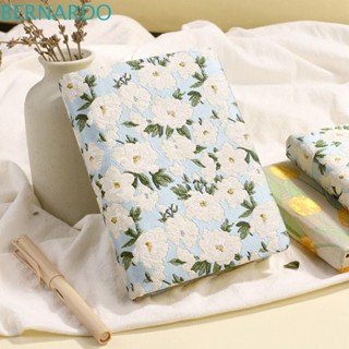 Bernardo แผ่นจดบันทึกพิมพ์ลาย, ปกผ้า, สมุดโน๊ตปักลายมีสไตล์,…