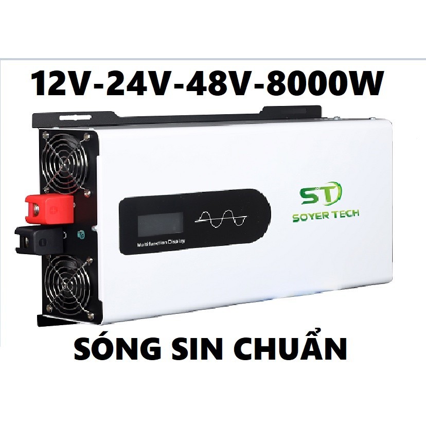 8000W Standard Sine Power Converter - 12V/24V/48V ถึง 220V Standard Sine Power Converter 8000w - SOY