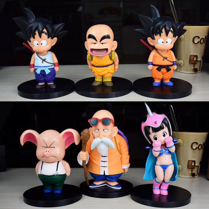 Dragon Ball รูป Son Goku Kobayashi Oolong Pig เต่า Fairy Kiki ชุดตุ๊กตาของขวัญน่ารักชาย