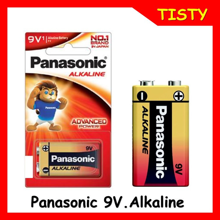 ถ่าน ถ่าน 9V อัลคาไลน์ Panasonic Alkaline Battery 6LR61T/1B