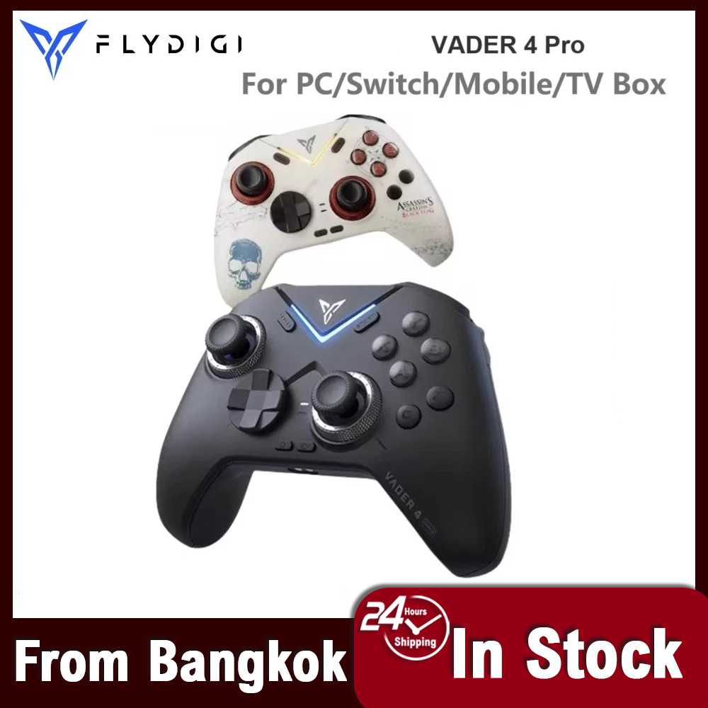 【จัดส่งภายใน 24 ชม. กรุงเทพฯ】Flydigi Vader 4 Pro Gamepad ด้ามจับแบบนักกีฬา คอนโทรลเลอร์เกมไร้สายพร้อม Hall Rocker สำหรับ