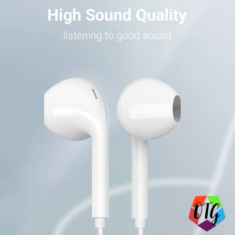 หูฟัง / Earphone หูฟังแบบมีสาย HiFI เสียงเบสหนัก ปลั๊ก 3.5mm Headphones ควบคุมสายสนทนา หลากสีให้เลือก