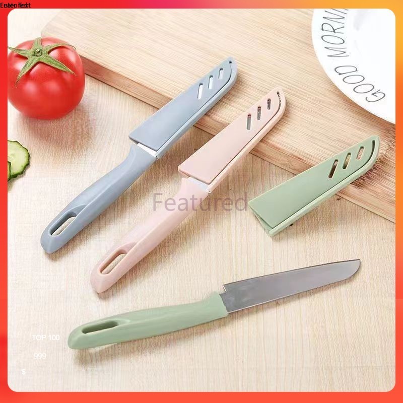 Featured มีดปอกผลไม้พกพา มีดเล็ก มีดทำครัว มีดสีสดใส มีดมีปลอก  มีดหลากสี มีดปลอกผลไม้ มีดเล็ก