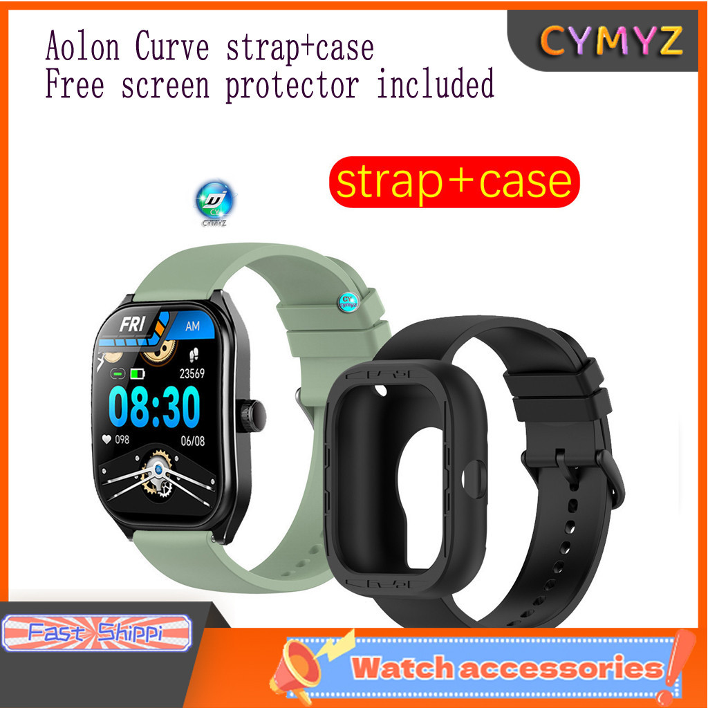 สําหรับสาย Aolon Curve สายซิลิโคน Aolon Curve สายนาฬิกาอัจฉริยะ สายรัดข้อมือกีฬา Aolon Curve case ฟิ