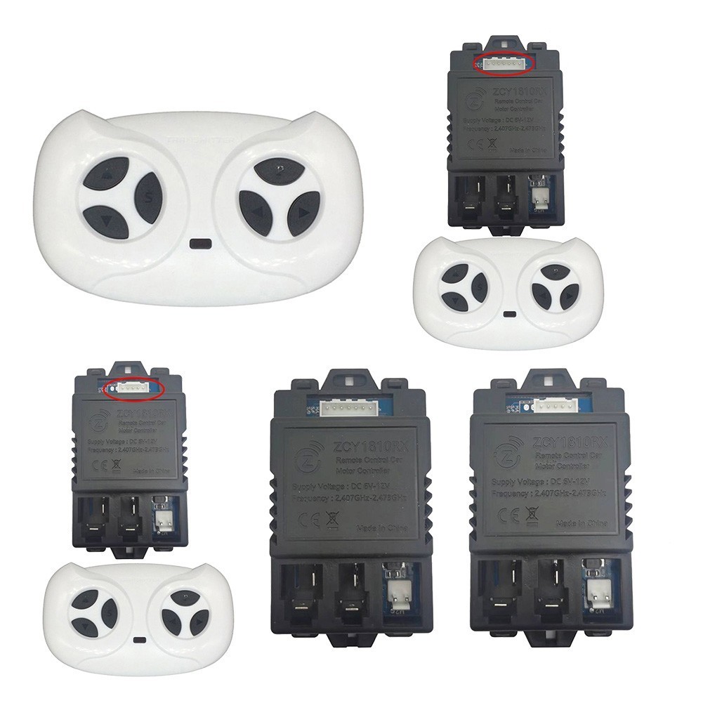 สต็อกพร้อม Jr1810rx 6-12V กล่องควบคุมสําหรับเด็กรถยนต์ไฟฟ้า ZCY1810RX ตัวรับสัญญาณ 5 พิน 7pin