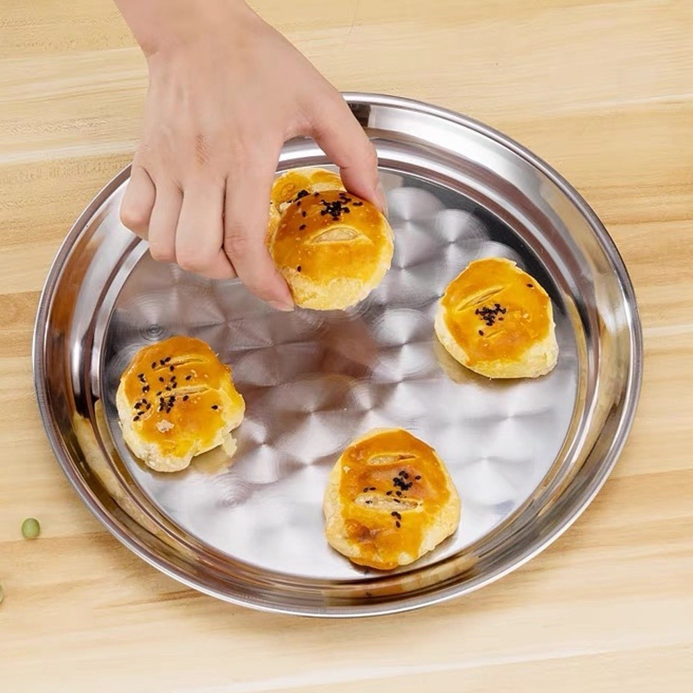 Big-hot SANE ถาดสเตนเลส 40x40x3.5 ซม. ZONA สินค้าขายดี